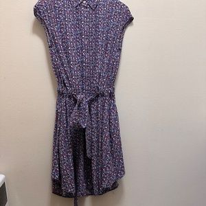 Tory Burch, shirt dress, red, white and blue print